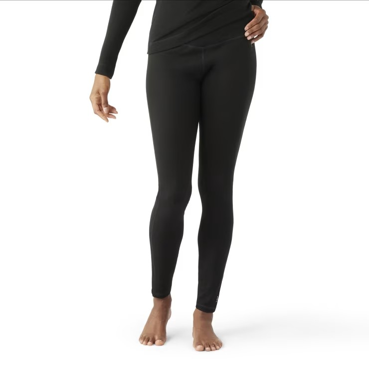 Smartwool Women's Classic All-Season Merino Base Layer Bottom-Black-Killington Sports