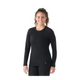 Smartwool Women's Classic All-Season Merino Base Layer Long Sleeve-Black-Killington Sports