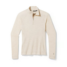 Smartwool Women's Classic Thermal Merino Base Layer 1/4 Zip-Almond Heather-Killington Sports