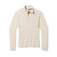 Smartwool Women's Classic Thermal Merino Base Layer 1/4 Zip-Almond Heather-Killington Sports