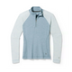 Smartwool Women's Classic Thermal Merino Base Layer 1/4 Zip-Lead Heather-Killington Sports