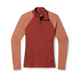 Smartwool Women's Classic Thermal Merino Base Layer 1/4 Zip-Pecan Brown Heather-Killington Sports
