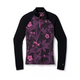Smartwool Women's Classic Thermal Merino Base Layer 1/4 Zip-Purple Iris Floral-Killington Sports