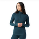 Smartwool Women's Classic Thermal Merino Base Layer 1/4 Zip-Twilight Blue Heather-Killington Sports