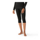 Smartwool Women's Classic Thermal Merino Base Layer 3/4 Bottom-Black-Killington Sports