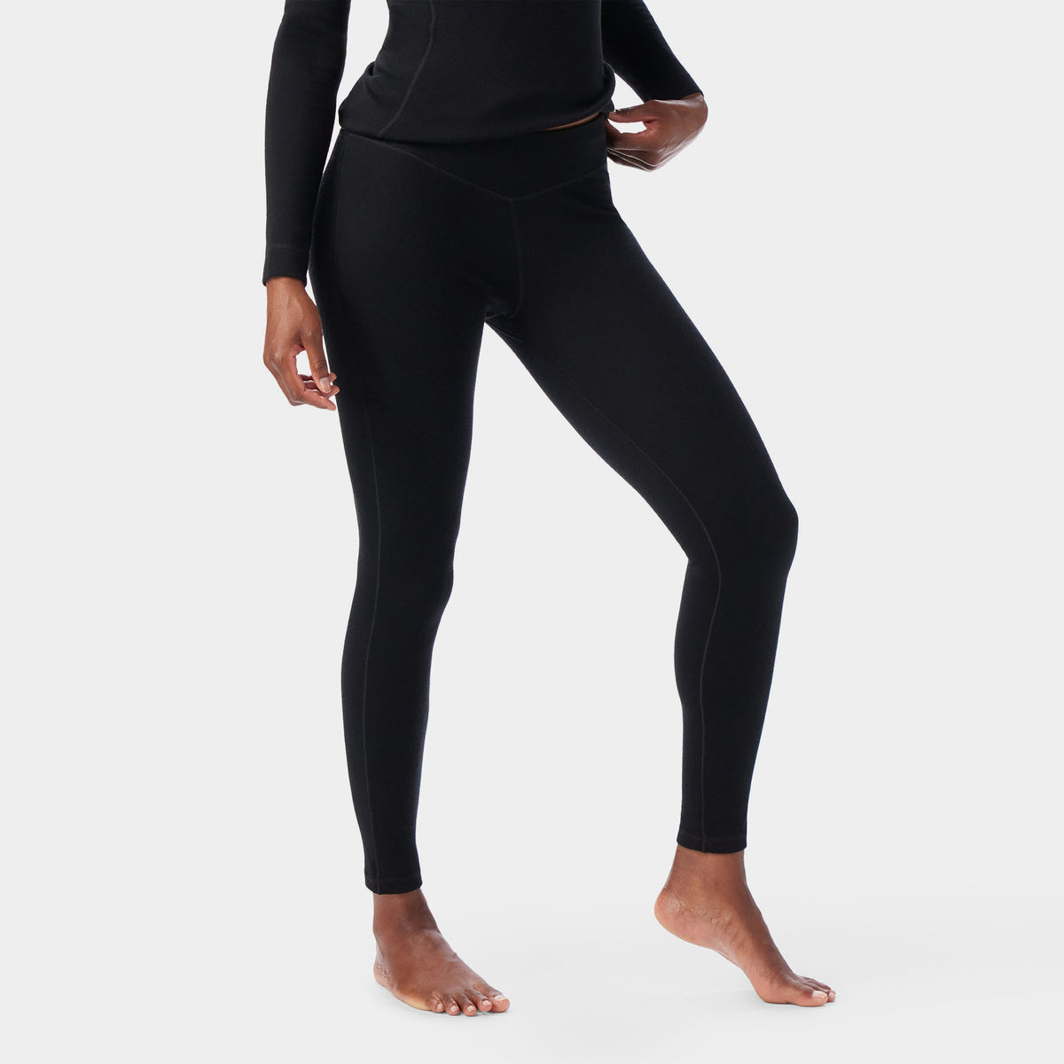 Smartwool Women's Classic Thermal Merino Base Layer Bottom-Black-Killington Sports