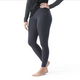 Smartwool Women's Classic Thermal Merino Base Layer Bottom-Charcoal Heather-Killington Sports