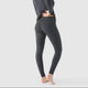 Smartwool Women's Classic Thermal Merino Base Layer Bottom-Charcoal Heather-Killington Sports