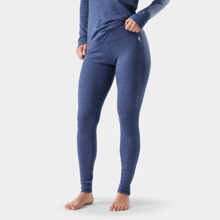 Smartwool Women's Classic Thermal Merino Base Layer Bottom-Nightfall Blue Heather-Killington Sports