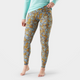 Smartwool Women's Classic Thermal Merino Base Layer Bottom-Pacific Blue Floral-Killington Sports