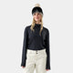 Smartwool Women's Classic Thermal Merino Mock Neck-Charcoal Heather/Black-Killington Sports