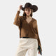 Smartwool Women's Edgewood Cardigan-Mocha Heather-Killington Sports