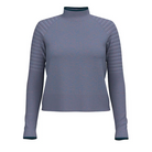 Smartwool Women's Edgewood Mock Neck Sweater-Violet Blue Marl-Killington Sports