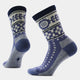 Smartwool Women's Everyday Cozy Retro Sunflower Crew Socks-Nightfall Blue-Killington Sports