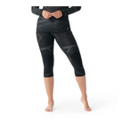 Smartwool Women's Intraknit Thermal Merino Base Layer 3/4 Bottom-Black/White-Killington Sports