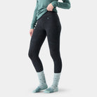 Smartwool Women's Intraknit Thermal Merino Base Layer Bottom-Charcoal/Dusty Teal-Killington Sports
