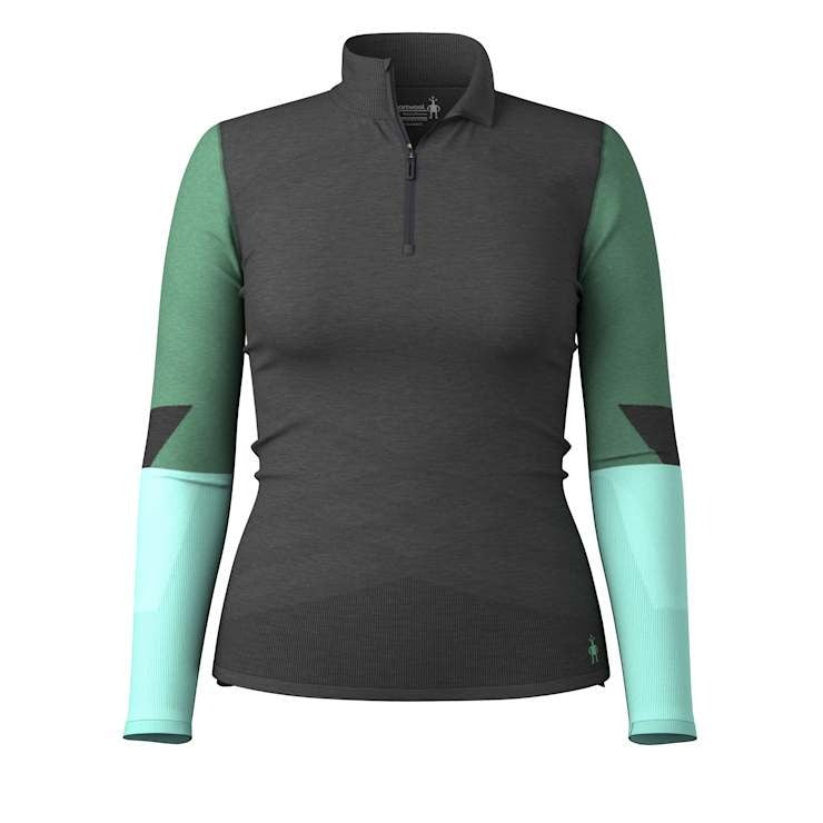Smartwool Women's Intraknit™ Thermal Merino Base Layer Colorblock 1/4 Zip-Killington Sports