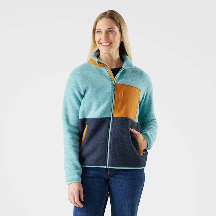 Smartwool Women's Second Cut™ Fleece Jacket-Pacific Blue-Killington Sports