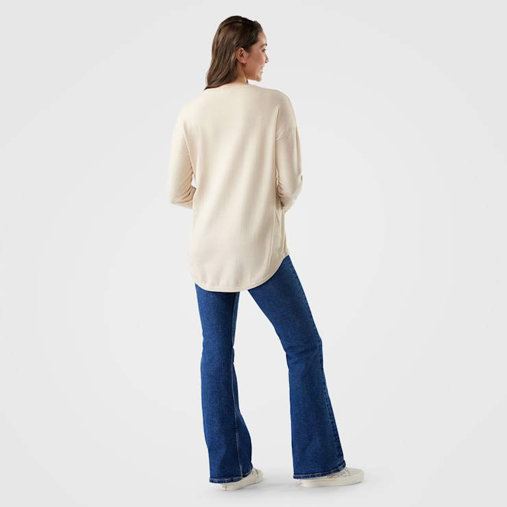 Smartwool Women's Shadow Pine Colorblock Crew Sweater-Killington Sports