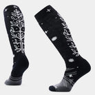 Smartwool Women's Ski Full Cushion Ice Blossom OTC Socks-Black-Killington Sports