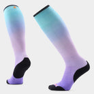 Smartwool Women's Ski Targeted Cushion Ombre Print OTC Socks-Purple Dawn-Killington Sports