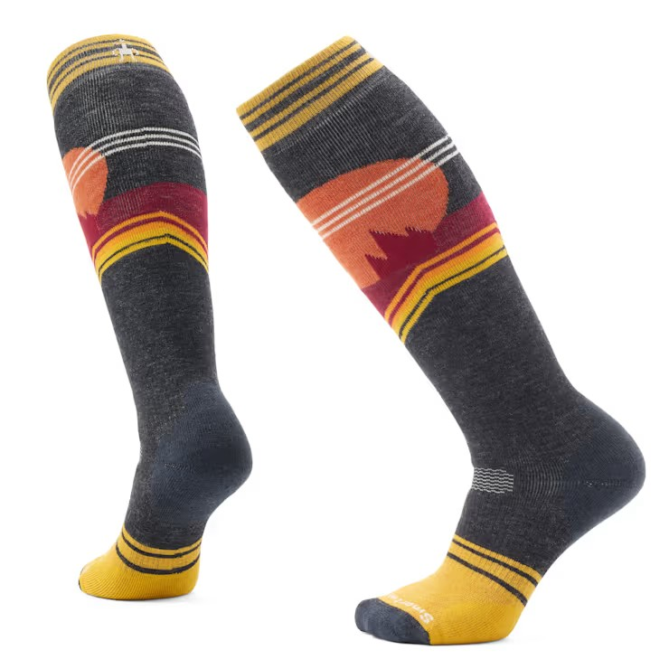 Smartwool Women's Snowboard Full Cushion Moon Energy OTC Socks-Honey Gold-Killington Sports