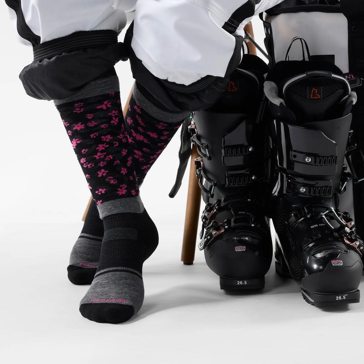 Smartwool Women's Snowboard Targeted Cushion Wild Blossom OTC Socks-Killington Sports