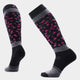 Smartwool Women's Snowboard Targeted Cushion Wild Blossom OTC Socks-Black-Killington Sports