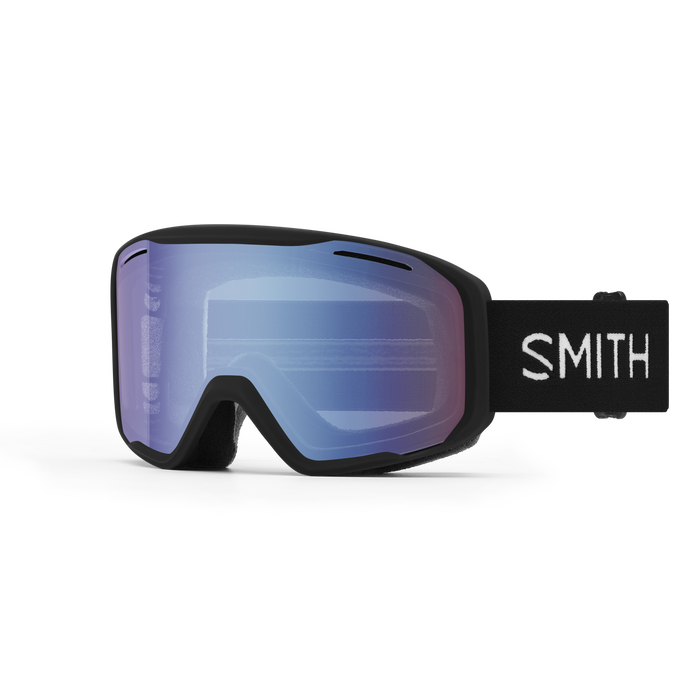 Smith Blazer Goggles-Black + Blue Sensor Mirror-Killington Sports