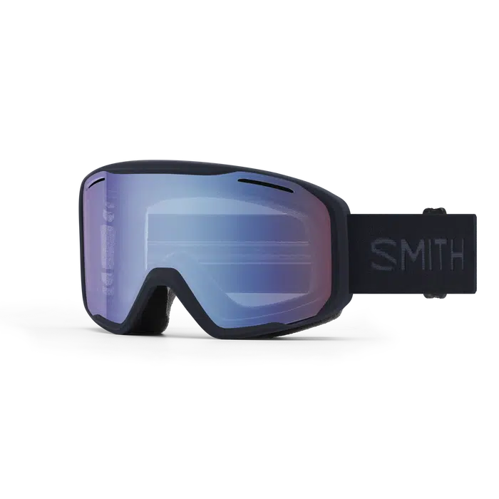 Smith Blazer Goggles-Black + Blue Sensor Mirror-Killington Sports