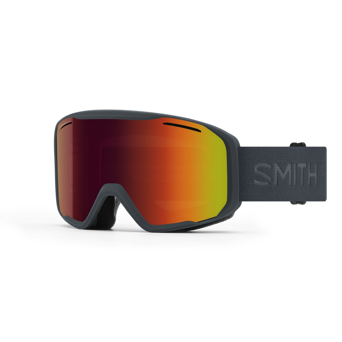 Smith Blazer Goggles-Slate + Red Sol-X Mirror-Killington Sports