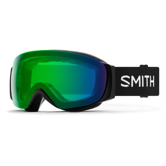 Smith I/O MAG S Goggles w/ ChromaPop-Black + ChromaPop Everyday Green Mirror-Killington Sports
