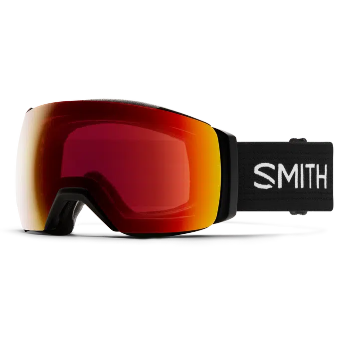 Smith I/O MAG XL Goggles w/ ChromaPop-Black + ChromaPop Sun Red Mirror-Killington Sports