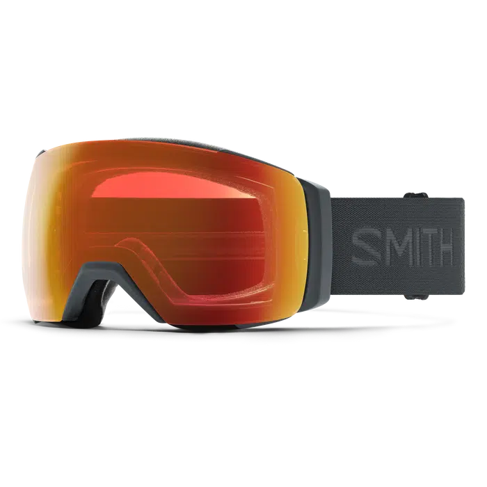 Smith I/O MAG XL Goggles w/ ChromaPop-Slate + ChromaPop Everyday Red Mirror-Killington Sports