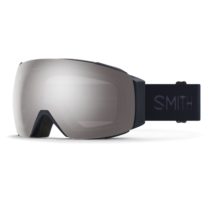 Smith I/O Mag Goggles + Bonus Lens-Midnight Navy + ChromaPop Sun Platinum Mirror & Storm Blue-Killington Sports