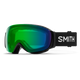 Smith I/O Mag S Goggles + Bonus Lens-Black + ChromaPop Everyday Green Mirror & Storm Blue-Killington Sports