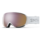 Smith I/O Mag S Goggles + Bonus Lens-White Chunky Knit + ChromaPop Everyday Rose Gold Mirror & Storm Rose Flash-Killington Sports
