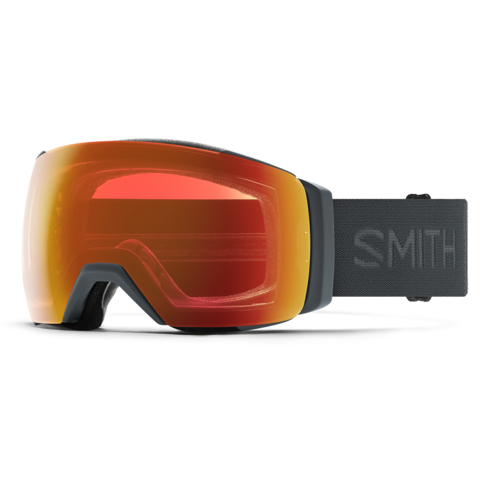 Smith I/O Mag XL Goggles + Bonus Lens-Slate + ChromaPop Everyday Red Mirror & Storm Blue-Killington Sports