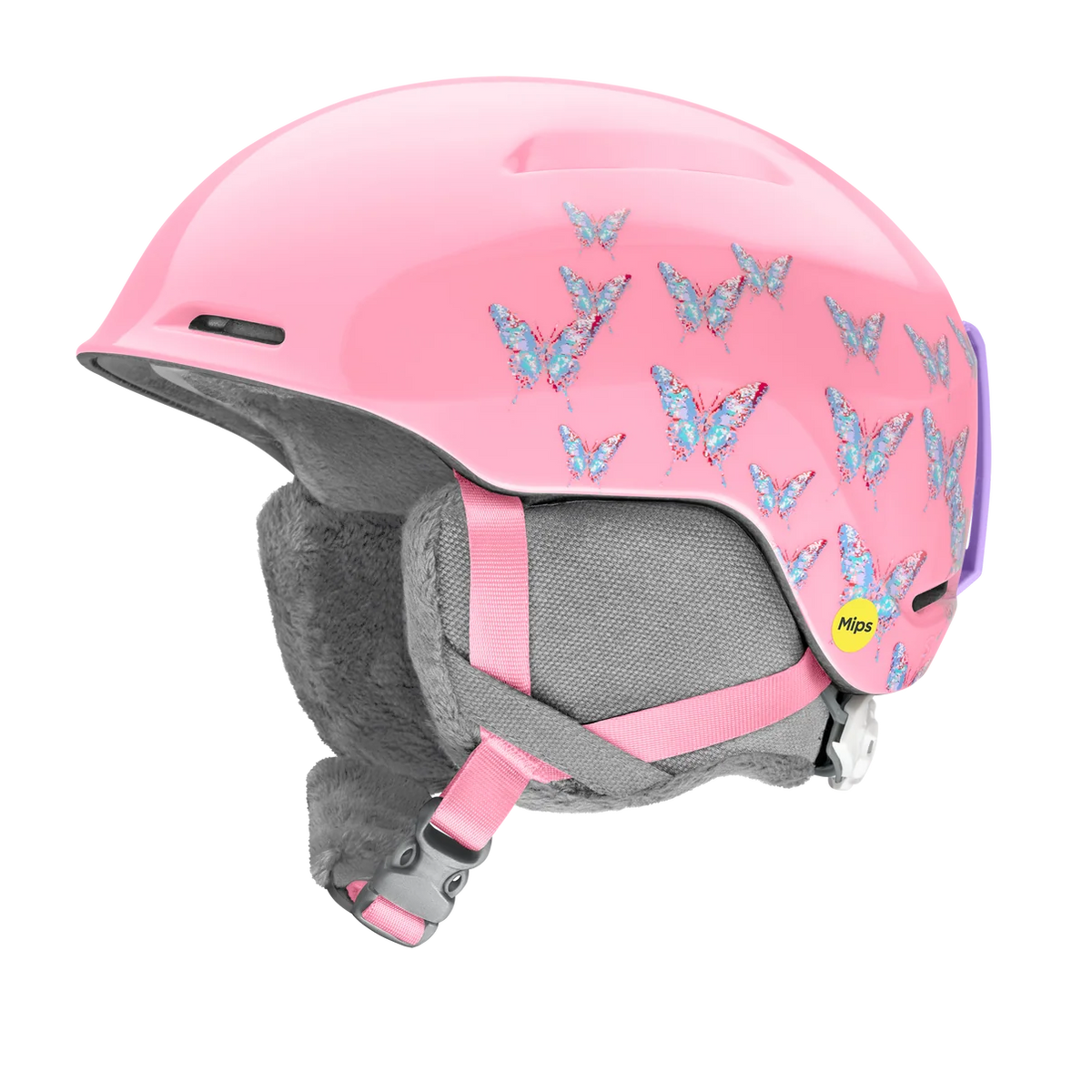 Smith JR Glide MIPS Helmet-Bright Pink LoFi Butterfly-Killington Sports