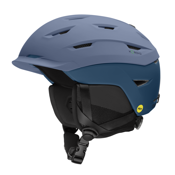 Smith Level MIPS Helmet-Matte Granite Blue/Mediterranean-Killington Sports