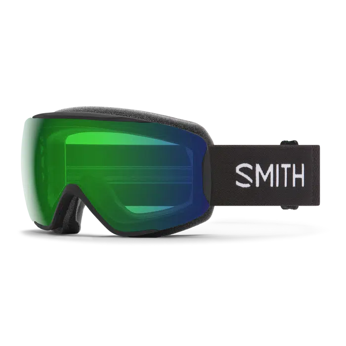 Smith Moment Goggles w/ ChromaPop-Black + ChromaPop Everyday Green Mirror-Killington Sports
