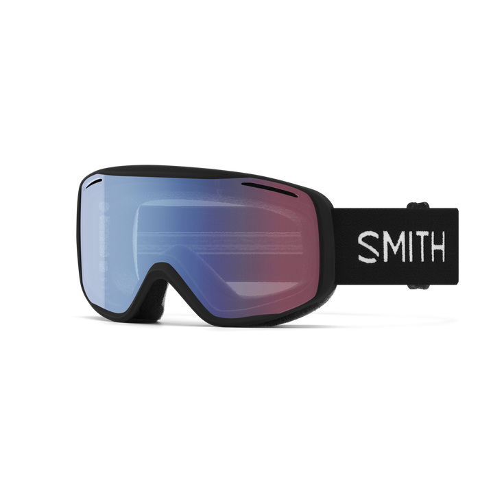 Smith Rally Goggles-Black + Blue Sensor Mirror-Killington Sports