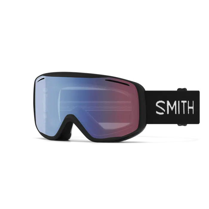 Smith Rally Goggles-Black + Blue Sensor Mirror-Killington Sports