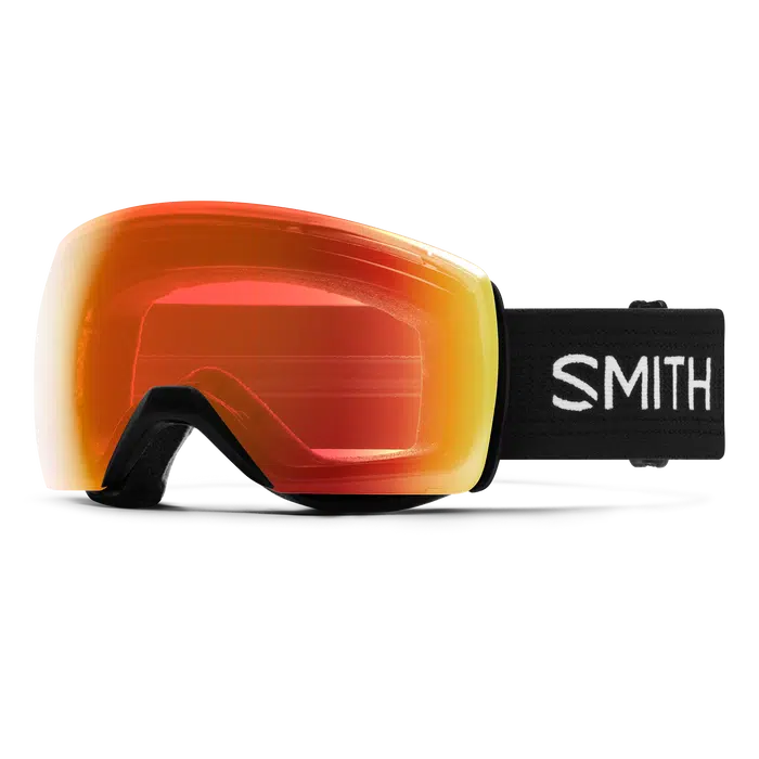 Smith Skyline XL Goggles w/ ChromaPop-Black + ChromaPop Everyday Red Mirror-Killington Sports