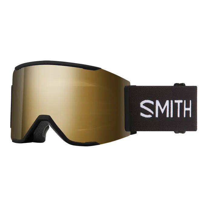 Smith Squad MAG Goggles w/ ChromaPop-Black + ChromaPop Sun Black Gold Mirror-Killington Sports