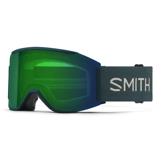 Smith Squad MAG Goggles w/ ChromaPop-Pacific Flow + ChromaPop Everyday Green Mirror-Killington Sports