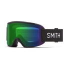 Smith Squad S Goggles + Bonus Lens-Black + ChromaPop Everyday Green Mirror & Clear-Killington Sports