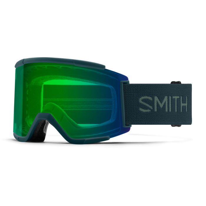 Smith Squad XL Goggles + Bonus Lens-Pacific + ChromaPop Everyday Green Mirror & Storm Blue-Killington Sports