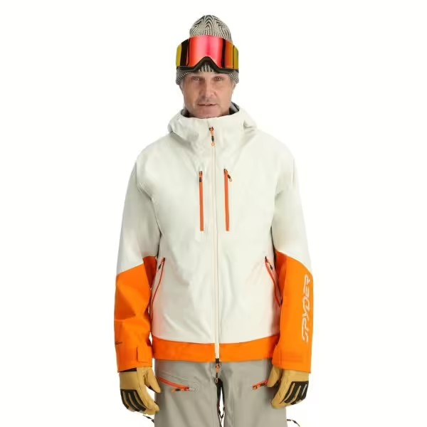 Spyder Men's Sanction Shell Jacket-Vanilla Latte-Killington Sports