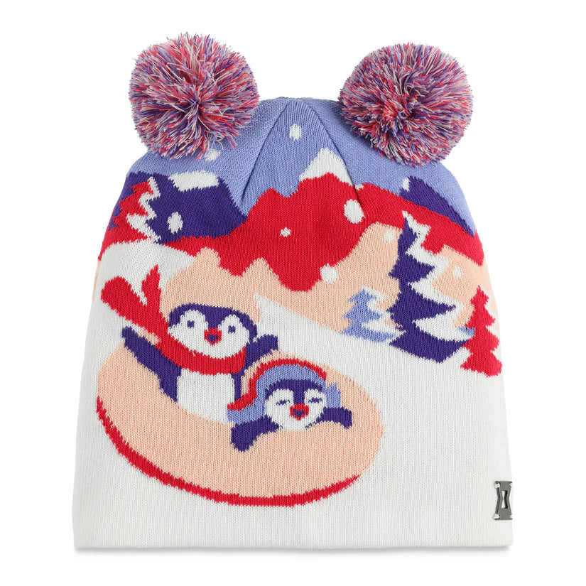 Spyder Penguin Double Pom Beanie-Multi-Killington Sports